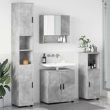 vidaXL Set namještaja za kupaonicu 4 pcs Beton siva 61 x 35 x 64 cm | shoptok.hr