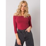 BASIC Feel Good Blouse-RV-BZ-4692.61-burgundy | Shoptok.si