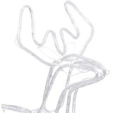 Figure božićnih sobova 3 kom hladne bijele 76 x 42 x 87 cm | shoptok.hr
