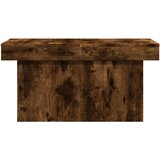 vidaXL Klubska mizica dimljeni hrast 100x55x40 cm inženirski les | Shoptok.si