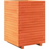 Maison Chic Vrtno cvetlično korito - Cvetlični Lonec voščeno rjavo 50x50x72 cm trdna borovina, (21790614) Cene