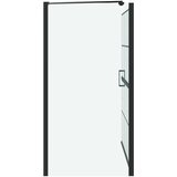  Ekran za kadu i tuš Crna i prozirna 116 x 68 x 128 cm | Eponuda.com