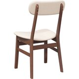 vidaXL Jedilni stoli z blazinami 2 kosa Brown Solid Wood Rubber | Shoptok.si