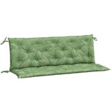  Jastuci za vrtnu klupu 2 kom s uzorkom lišća 150x50x7cm tkanina | shoptok.hr