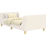  Otroški posteljni okvir z vznožjem krema 80 x 200 cm, (5000104642) | Shoptok.si