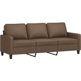  2-dijelni set sofa s jastucima smeđi od tkanine | shoptok.hr