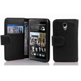 Cadorabo Ohišje, združljivo z HTC Desire 700 v oksid črna - Zaščitni ovitek iz teksturiranega umetnega usnja in žep za kartice, (20558776) | Shoptok.si