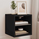  Zidni TV ormarić s LED svjetlima crni 30 x 28,5 x 30 cm | shoptok.hr