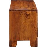 vidaXL TV ormarić Višebojni 110x30x40 puno drvo bagrem | shoptok.hr