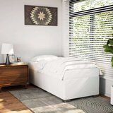 vidaXL Posteljni okvir bel 90x200 cm blago | Shoptok.si
