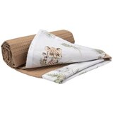 Medi Partners Blanket 75x100 cotton + cotton Waffle – Safari + brown Waffle | shoptok.hr