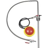  Črpalka za topila, iz nerjavnega jekla, upravljanje z nogo, z iztočno cevjo in ventilom, 20 l/min | Shoptok.si