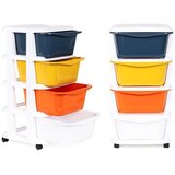Modern Home ModernHome Ormarić na Kotačima s 4 Ladice 74 x 35,5 cm Cijene
