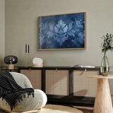  Plakat - Blue Ornament in Cool Shades 30x21 Zlatni okvir | shoptok.hr