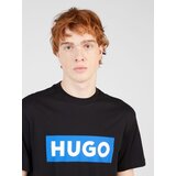 Hugo Blue Majica 'Nico' azur / črna / bela | Shoptok.si