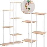 springos stalak za cvijeće sa 6 razina, metal i MDF, 60 x 20 x 113 cm, bijeli | shoptok.hr