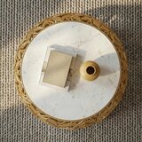 MID.YOU KLUBSKA MIZA, bela, zlate barve | Shoptok.si