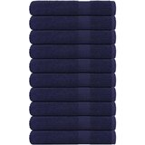 vidaXL Brisače za savno 10 kos modra 80x200 cm 360 g/m² 100% bombaž Cene