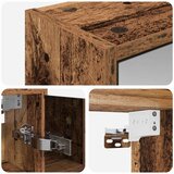  Kupaonski ormar s ogledalom Staro drvo 63,5 x 16 x 62,5 cm Slike
