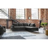 Miuform Tamno siva baršunasti sklopiva kutna garnitura (s desnim kutom) Lofty Lilly – | shoptok.hr