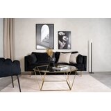 Furniture Fashion Österlen klub stolić 100 × 100 cm, zlatni | shoptok.hr