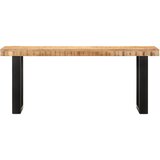  Klupa od grubog masivnog drva manga i čelika 110 cm | Eponuda.com