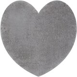 RugsX Preproge Sodobna pralna preproga SHAPE 3105 Srce shaggy 80x80 cm Siva | Shoptok.si