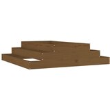 vidaXL Visoka greda medeno rjava 110x110x27 cm trdna borovina, (20759041) Cene