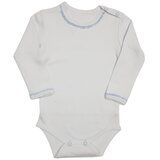 Bunny Boo Bodi za bebe dugih rukava, Belo-plavi Cene