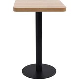 Bistro stol svjetlosmeđi 50 x 50 cm MDF | shoptok.hr