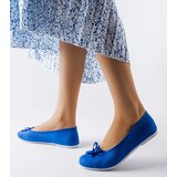 Gemre Blue Fabric Ballet Flats Gendron | shoptok.hr