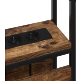  Skladišno uzglavlje Dimljeni hrast 160 cm Konstruirano drvo | shoptok.hr