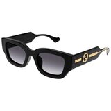 Gucci GG1558SK 001 ONE SIZE (51) Črna/Siva Cene