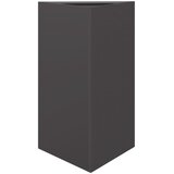  Vrtne sadilice 2 kom crne trokutaste 50x43x75 cm čelične | Eponuda.com