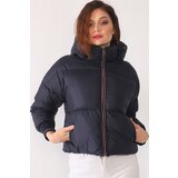 Dewberry Z6650 WOMEN'S INFLATABLE COAT-NAVY BLUE | shoptok.hr
