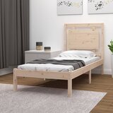 vidaXL Posteljni okvir iz trdnega lesa 75x190 cm 2FT6 Cene