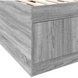  Dnevni krevet s ladicama bez madraca siva boja hrasta 90x200 cm | shoptok.hr