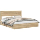  Krevet s od storage Sonoma hrast 180 x 200 cm Konstruirano drvo | shoptok.hr