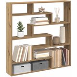 vidaXL Stenska kockasta polica 7 predelki artisan hrast inž. les | Shoptok.si