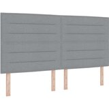 Box spring krevet Svijetlo siva 180 x 200 cm tkanina | shoptok.hr