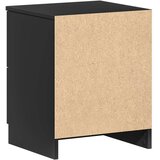 Noćni ormarić s 2 ladice crne boje 40x36x50 cm | shoptok.hr