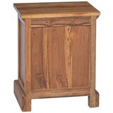  Nočna omarica Naravna 40 x 30 x 50 cm Trden tikov les, (5000107130) | Shoptok.si