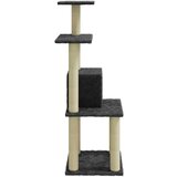 vidaXL penjalica za mačke sa stupovima za grebanje tamnosiva 105 cm | shoptok.hr
