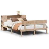 vidaXL Knjižna postelja brez vzmetnice 140x200 cm trdna borovina, (21611369) | Shoptok.si