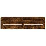 vidaXL Okvir kreveta s ladicama boja dimljenog hrasta 90 x 190 cm | shoptok.hr