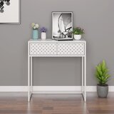  Konzolni stol bijeli 72 x 35 x 75 cm čelični | shoptok.hr