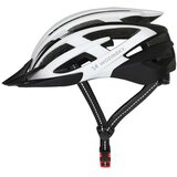Wozinsky HT-28VCB MTB kaciga s stražnjim USB svjetlom M crno-bijela | shoptok.hr