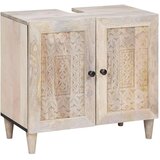 vidaXL Set namještaja za kupaonicu Zidne 2 pcs Bijelo 62 x 33 x 58 cm | shoptok.hr