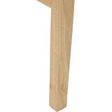  Trpezarijske stolice 2 pcs Prirodna 43 x 54 x 89 cm | shoptok.hr