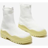 Resti White and yellow women's flat-heeled boots Seritis - Footwear | ePonuda.com